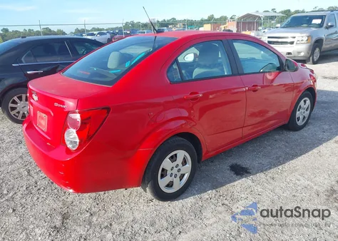 2013 Chevrolet Sonic Ls Auto from USA, damaged, VIN 1G1JA5SH3D4203845